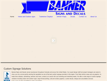 Tablet Screenshot of bannersignsanddecals.com